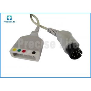 China Mindray 0010-30-12257 ECG trunk cable with AHA IEC color code Round 6 pin to 5 leads lead wire supplier