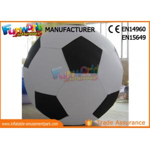Durable Advertising Inflatables Helium Soccer Ball For People ROHS EN71
