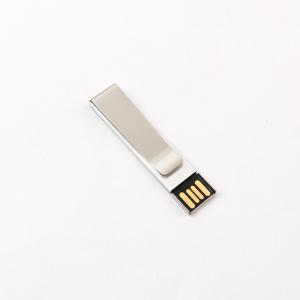China Metak Memory Book Clip Metal USB Drive 2.0 Full 32GB 64GB 128GB supplier
