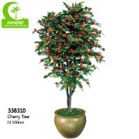 China Fashionable Anti Fading H160cm Fake Cherry Tree With Fruits on sale
