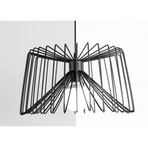 Bedroom Retro Metal Wire Cage Shape 38*20cm Modern Pendant Light