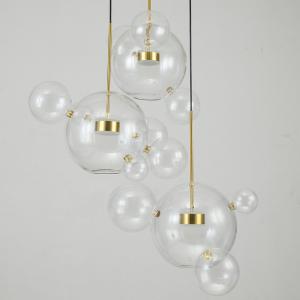 China Modern LED Glass Hanglamp Hanging Design Bubbles Lamp Pendant Lights Fixtures for Kitchen supplier