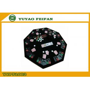 Octagon Foldable Poker Table Top Texas Holdem Poker Table For Family Party