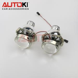 metal 3.0 inch bi-xenon hid projector lens headlights with d2s light