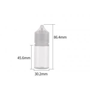 China 30ml Short V3 Dropper Bottle With CRC Cap PET Flavor Eliquid Bottles supplier
