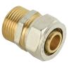China Multilayer pex pipe fittings brass compression fittings male coupling for pex-al-pex pipe wholesale
