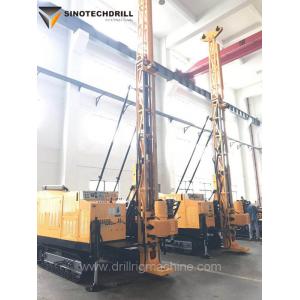 China Hydraulic Mineral Surface Core Drill Rig / HQ 160m Crawler Drill Rig Hire supplier