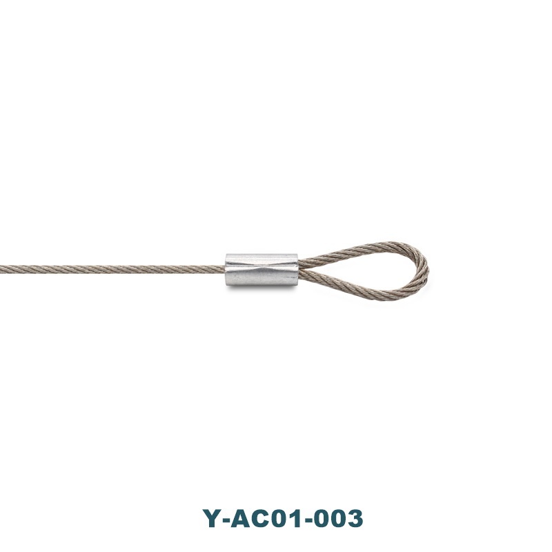 1.5mm Wire Rope Sling With Ferrule And Loop Customized Steel Cable With Loops