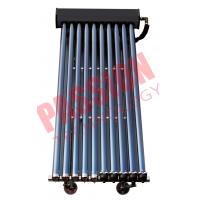 China Multi Function Solar Thermal Collectors , 10 Tube Solar Collector Flat Roof Installation on sale