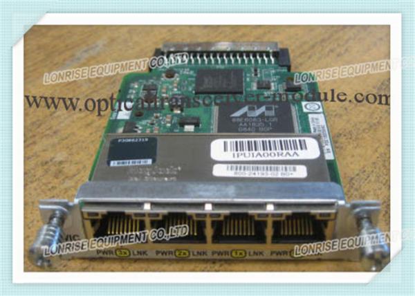 Four port 10/100 Ethernet Switch Interface Card HWIC-4ESW Cisco Router High