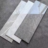 China 1200*470mm Marble Look Porcelain Tiles Full Body Polished Glazed Floor Stair Step Tiles on sale