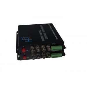 4 Channels Video Rs485 To Fiber Optic Converter For CCTV Security System