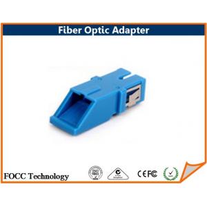 China Singlemode SC UPC Polishing Simplex Fiber Optic Cable Adapter Internal Shutter supplier
