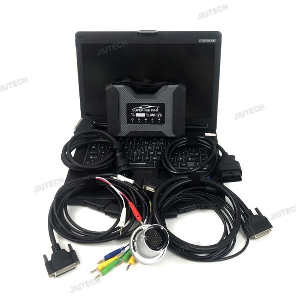 SUPER MB PRO M6+ DoIP MB Diagnostic Scanner With All Cables Fit For Trucks And Cars With 512G SSD + CF53 Laptop