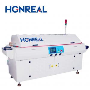 6 Zones SMT Reflow Soldering Machine , Hot Air PCB Reflow Ovens CE Certified