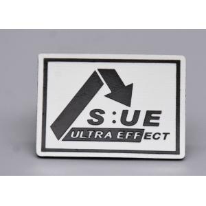 Custom Silicone Black Logo Screen Printed Labels For Clothing