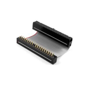 China montaje de cable gris plano de la echada de 0.8m m 1.0m m 1.27m m 2.0m m 2.54m m con el zócalo y la INMERSIÓN, ODM/OEM de IDC supplier