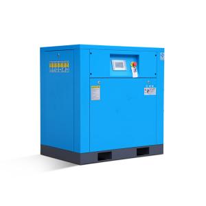 Belt Rotary Variable Speed Screw Compressor 80℃ Outlet Temperature Air Water Cooling System