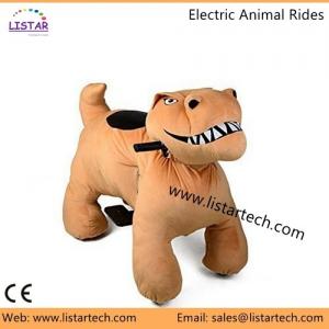 China Dinosaur Game Child Walking Animal Kiddie Rides, Electronic Stuffed Animal Rides Suppliers wholesale