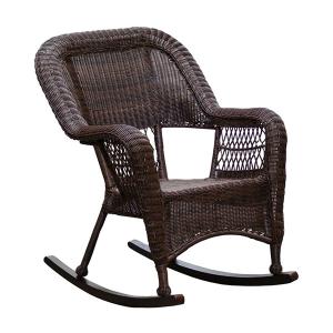 Outdoor Furniture Leisure Wicker Rocker Chairs 19x18.5x17"
