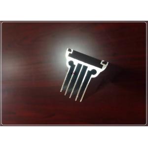China Anodize Silvery Heat Sink Aluminum Extrusion With LED Heatsink Profiles supplier