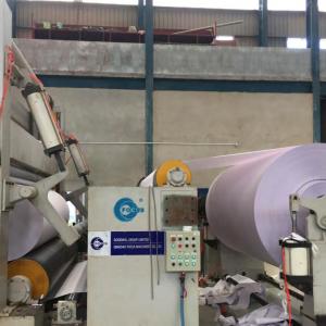 China 3200mm Triplex Wire Paper Making Equipment 180gsm Cylinder Mould Paper Machine supplier