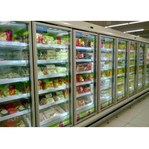 China Ice Cream Glass Door Multideck Display Fridge Freezer With Remote Compressor wholesale