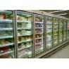China Ice Cream Glass Door Multideck Display Fridge Freezer With Remote Compressor wholesale