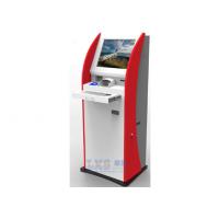 China Automatic Bill Payment Kiosk , Metal Keyboard / Encrypted PCI Pin Pad Financial Service Machine on sale