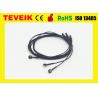 Flexible soft EEG electrode cable with silver chloride plated copper ,emg