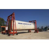 China Heavy Duty Mobile Container Crane Steel Red Color For Seaport Transportation on sale