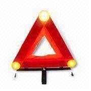 China Triangle d'avertissement avec 3 morceaux, COMME/ABS/PVC LED pour la circulation routière, stationnement, la rue supplier