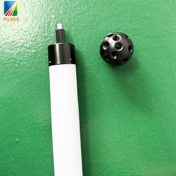Addressable Tripod 26 hole 360 Round Light Pixel Tube Create Triangular Cube IP65 Led Full Color 3d SPI Rgb  Dmx 24v Digital Tube