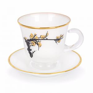 Kitchen Arabic Tea Cup Hand Wash Only Glass Tea Cup 73MM Height