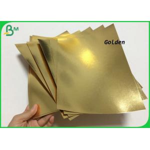 Painting 1 side Golden Color Water Resistant Washable Fabric 0.55mm For Wallets