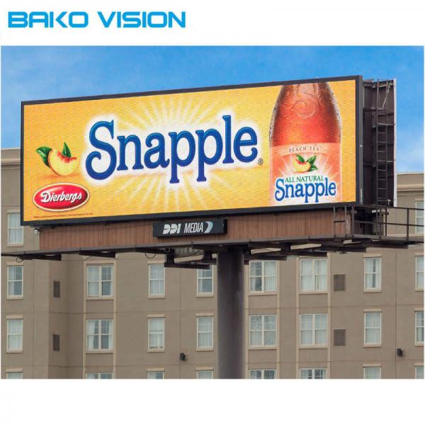 SMD3535 Led Billboard Screen , P10 IP65 Led Curtain Screen For Fixed Installatio