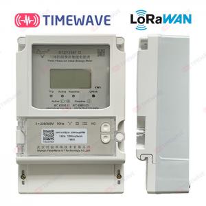 China LoRaWAN Energy Meter IoT Wireless 3 Phase Electric Meter Wall Mounted supplier