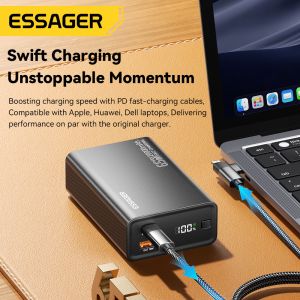 China ESSAGER F2014 Série USB C 18W Banque d'alimentation USB 20000mah 65W Pour téléphone wholesale
