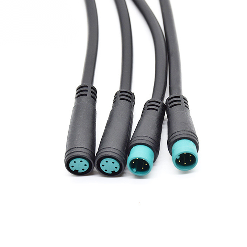 China M8 connecting wire 2-6core waterproof plug butt joint controller waterproof wire connector wholesale