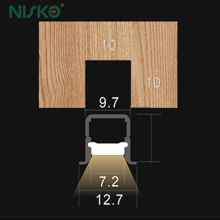 Customized LED Cabinet Light Strip Aluminum Profile Linear Bar for Kitchen Wardrobe Drawer