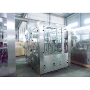3 IN 1 Carbonated Beverage Filling Machine Easy Operate For PET Bottles