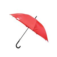 China RPET Pongee Custom Logo Umbrella Diameter 105CM With Plastic J Handle on sale