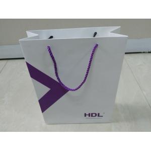 China custome logo printed shopping bag ,gift bag,paper bag with handle supplier