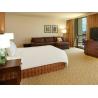 Sakiao interior designer for Hotel guestroom furniture by wood headboard beds
