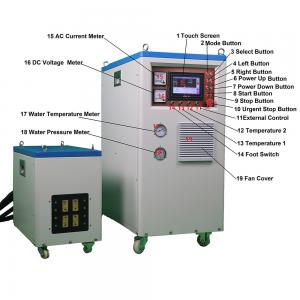 Precision Induction Forging Machine MF-300KW Induction Heating System 2600.C Max Temperature