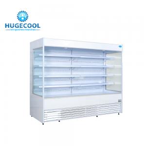 China Multideck Refrigerated Display Case , Supermarket Cooler Display Shelving supplier
