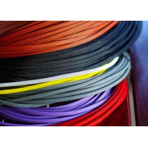 China Lightweight / Flexible Braided Nylon Sleeve For Electric Wire Protection supplier