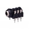 Panel Mounted Small Electrical Connectors 6 Pin Female Socket Stereo Headphone