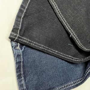 China 11.5 oz Soft TC Twill Denim Dark Grey Denim Fabric For Men Wearing supplier