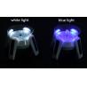 ABS アクリルソーラーディスプレイ スタンド 360度回転 バッテリー または 太陽光発電機能